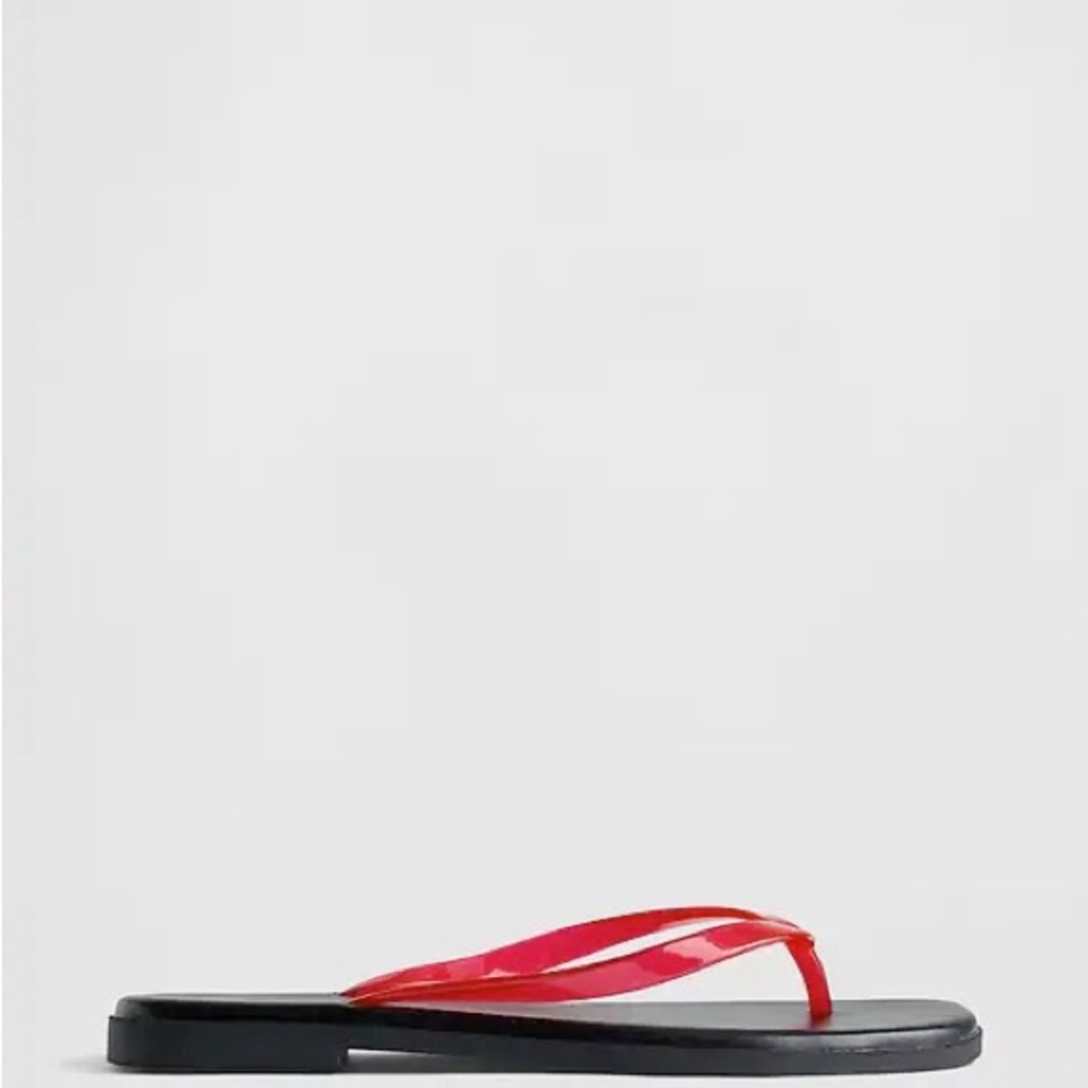 GAP Red and Black Sandals Minimalist Design